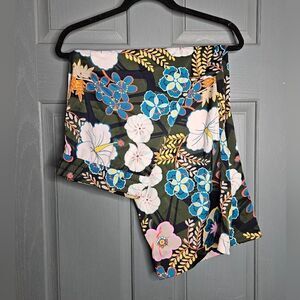 RACHEL Rachel Roy wide leg floral pant, size XL